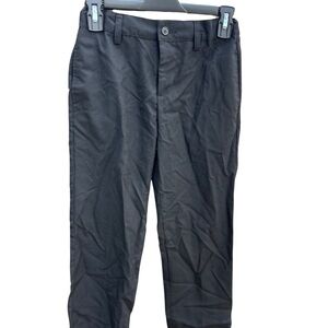 Cat And Jack Adjustable Waist Black Chino Uniform Pants, Size 10